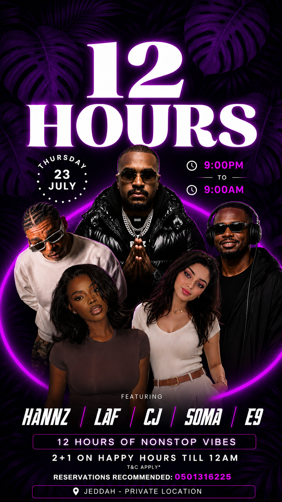 12 HOURS JEDDAH (الخميس)